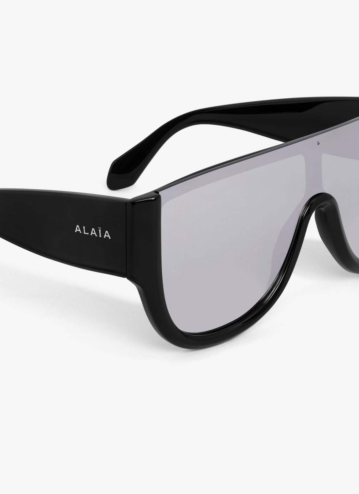 MASK SUNGLASSES ALAÏA BLACK/SILVER MASK SUNGLASSES